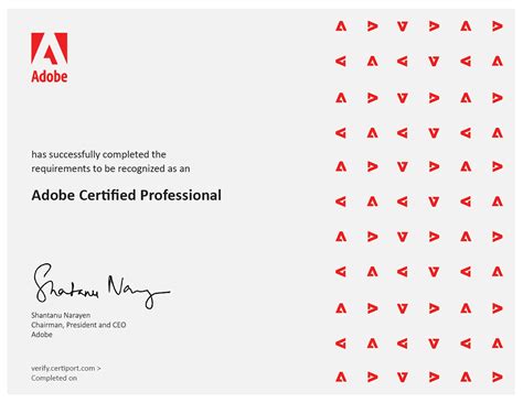 is adobe certified professional valid